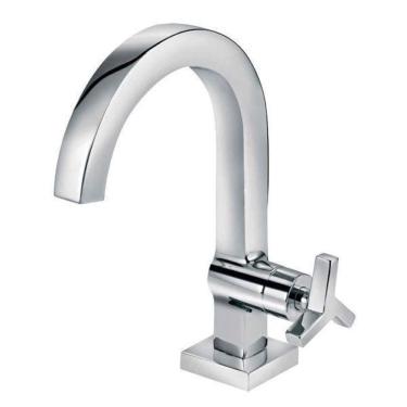 Imagem de Torneira Lavatório Mesa Bica Alta City Cromada Docol