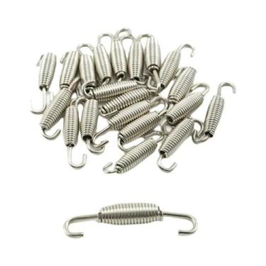 Imagem de Ganchos universais de mola de escape de motocicleta, dianteiro de exau