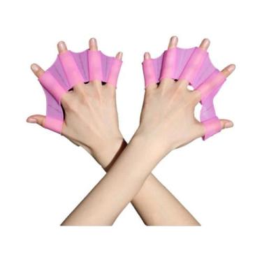 Imagem de Barbatanas de Natação de Silicone Unissex para Treinamento Profissiona
