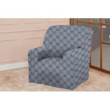 Imagem de Capa Protetor De Sofá Coladinha 1 Lugar Estampada Avulsa - Top Casa