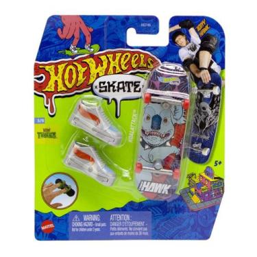 Imagem de Hot Wheels Skate de Dedo c/ Tênis - Tony Hawk - Mattel