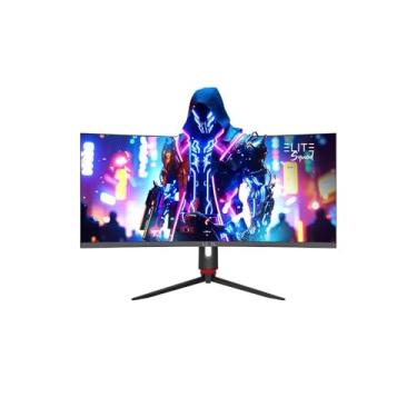 Imagem de Monitor Gamer Hi Level Elite Curvo 34" ELED, 180Hz, 1ms, HDR, Freesync e G-sync, Preto - HL34R180C