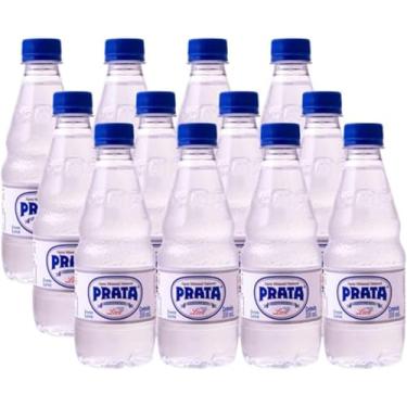 Imagem de Água Mineral Prata Natural sem Gás, 510ml, Pack com 12 Garrafas