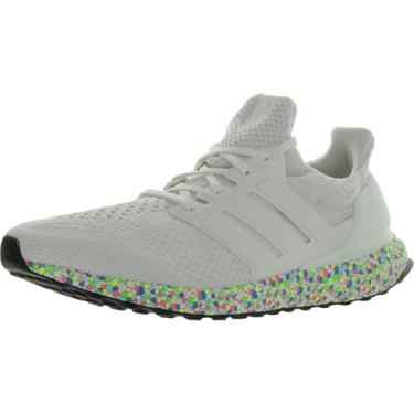 Imagem de adidas Ultraboost 5.0 DNA Palmilha Acolchoada com Cadarço Tênis de Corrida e Treinamento Masculino, Branco/Preto/Multi, 40