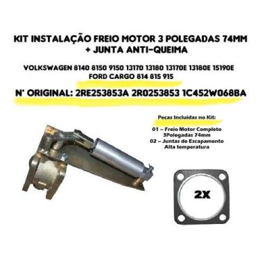 Imagem de Kit Freio Motor 3 Polegadas 74mm Agrale A8 V8 W8 W9 - EXPERT NACIONAL,