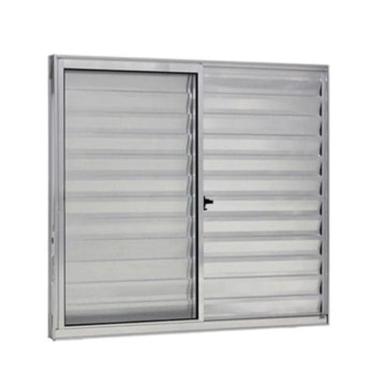 Imagem de Veneziana 3 Folhas Aluminio Brilhante  1,00x1,00 S/grade