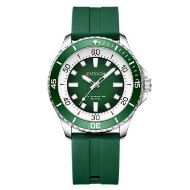 Imagem de Relógio RNONDRY Classic para homens com pulseira de silicone impermeáv