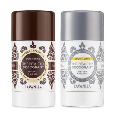 Imagem de Desodorante Lavanila Sport Luxe + Pure Vanilla 60 ml sem alumínio