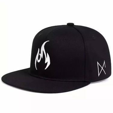 Imagem de Boné Beisebol Snapback Unissex Bordado Aba Reta