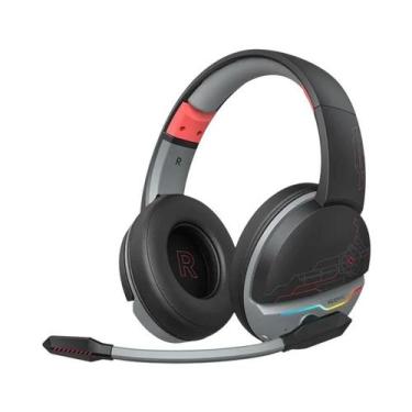 Imagem de Fone De Ouvido Gamer Sem Fio Com Microfone Duplo Para PS5, PS4, PC E C