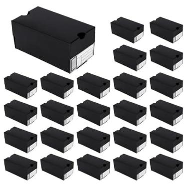 Imagem de 30 caixas de presente de mini tênis para lembrancinhas de festa, 10 x 10 x 6 cm, caixa de presente pequena para esportes, caixa de sapatos pequenos com etiqueta editável para doces, biscoitos, lanches