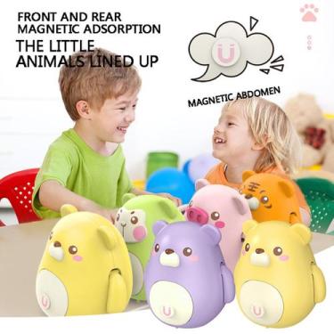 Imagem de Brinquedo infantil seguidor eletromagnético animal gangorra terno perf