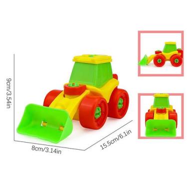 Imagem de Desmontagem e montagem infantil Veículo de engenharia DIY Brinquedos e