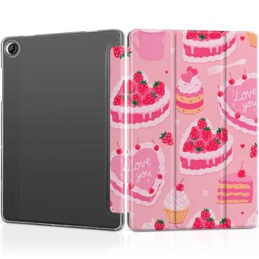 Imagem de MEEgoodo Capa para Samsung Galaxy Tab A9 Plus de 11 polegadas 2023 (compatível com o modelo SM-X210/X216/X218), capas para tablet A9+ com textura de seda e capa traseira transparente para PC, lindas