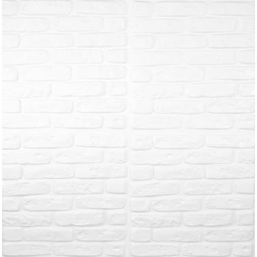 Imagem de Revestimento 3d tijolinho rustico placa de parede 50cmx50cm