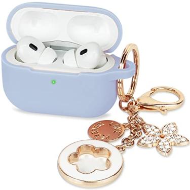 Imagem de Capa para Apple Airpods Pro 3 (2025) - VOTILE Airpods Pro 3 capas femininas de silicone iPods Pro 3 fones de ouvido acessórios sem fio capas de carregamento meninas chaveiro brilhante para Airpod
