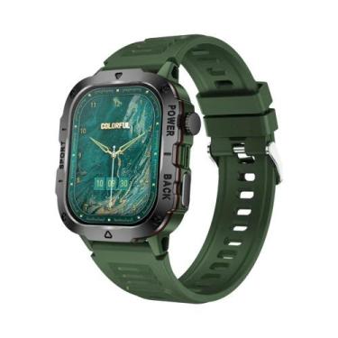 Imagem de Relógio Inteligente Bluetooth Masculino KM01 Com Tela TFT De 2,01 Pole