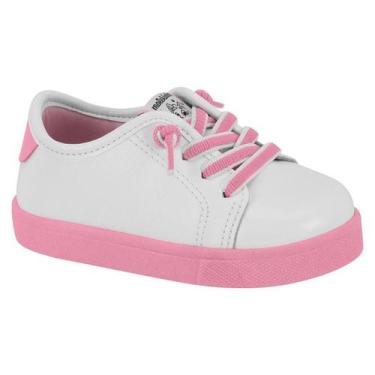 Imagem de Tênis molekinha baby casual 2118.591, Branco rosa, 23
