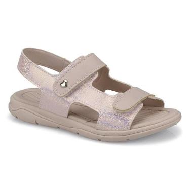 Imagem de Sandália Infantil Feminina Papete Rosa Glitter - Pequito, 26, Rosa