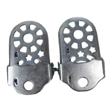 Imagem de Aymzbd Apoio para Os Pés Dobrável para Banco Traseiro 11,3 X 6,7 Cm Peças de Reposição Instalação Rápida Resistente para Crianças Acessórios para Bicicletas