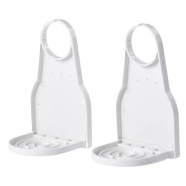 Imagem de IEUDNS Suporte dobrável para copos de detergente líquido com abertura de 1,7 polegadas para máquina de lavar, economizador de espaço, bandeja coletora de, 2 Peças