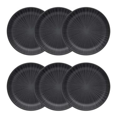 Imagem de Jogo de 6 Pratos Fundos 20,5 Cm Oxford Flat Ônix