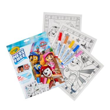 Imagem de Crayola Conjunto de colorir Patrulha Canina Color Wonder metálico sem bagunça, presente para crianças, 3, 4, 5, 6