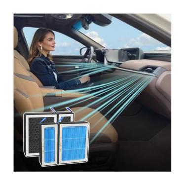 Imagem de MASHA Filtro de ar de cabine para Lexus ES250 ES300h ES350 NX350 RX350 RX450h RX500h TX350 UX250h, com filtros de ar de substituição de carvão ativado