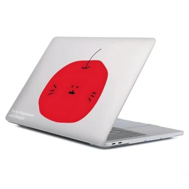 Imagem de Capa compatível com MacBook Air 13 polegadas versão 2022-2018 modelo A2337 M1 M2 A2681, capa protetora de arte para Air13 Retina Display com Touch ID - Funny Apples Cat, 13,6 Air (A2681) M2 2022