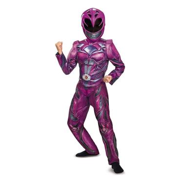 Imagem de Power Rangers Filme Pink Ranger Deluxe tamanho L 10/12 SABAN