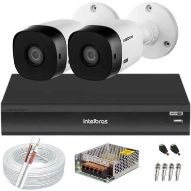 Imagem de Kit 2 Câmeras de Segurança Full Hd 1080p 1220b Intelbras Dvr Inteligen