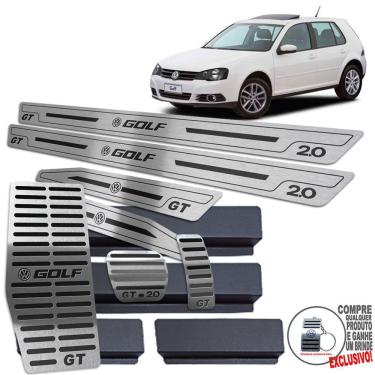 Imagem de Pedaleira Automátic Soleira Descanso Preto Golf Gt 2007 2013