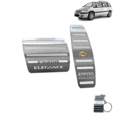 Imagem de Pedaleira Automático Zafira Elegance 2005 A 2012 Prata