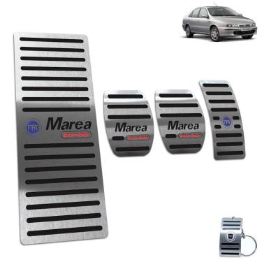 Imagem de Pedaleira + Descanso Marea Turbo 1998 A 2007 Manual Preto