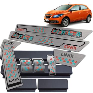 Imagem de Descanso + Pedaleira Manual +Soleira Onix Lollapalooza Preto