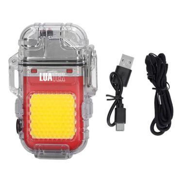 Imagem de Isqueiro Plasma Recarregável Usb-c A Prova D`água E Lanterna