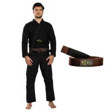 Imagem de Kimono Jiu Jitsu Adulto Training Ripstop First Dark + Faixa - Pretoria