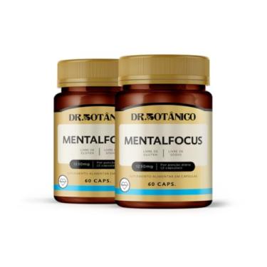 Imagem de KIT 02 UN MENTALFOCUS 1.230MG 60 CAPSULAS - DR. BOTÂNICO