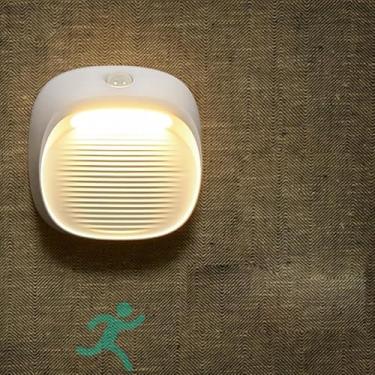 Imagem de Luminária noturna com sensor de movimento, luminária de parede interna recarregável, luminária de parede LED com brilho regulável, luminária de parede com interruptor, quarto, cozinha, banhe