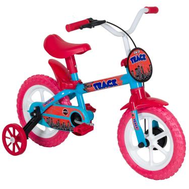 Imagem de TK3 Track Bicicleta Infantil Aro 12 Arco-Íris Azul e Vermelho