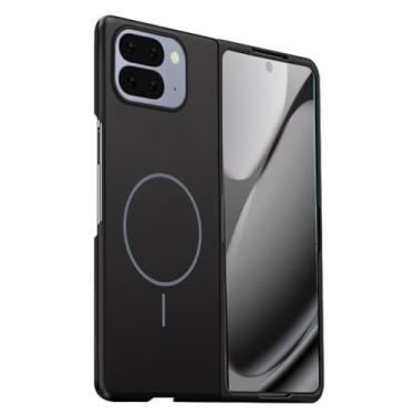 Imagem de LTLMYDAM Capa ultrafina para Google Pixel 10 Pro Fold, com sucção magnética, fosca, à prova de impressões digitais, fina, proteção contra impactos, capa leve, preta, 10 Pro Fold