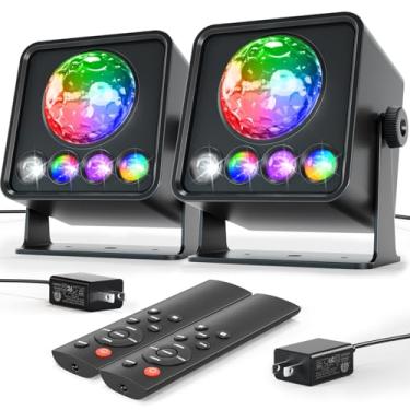 Imagem de Disco Ball, Disco Ball Light caivimvn Sound Activated Party Lights with Remote Control Dj Lights, 7 Color Modes Strobe Light for Home Room Dance Parties Birthday DJ Bar Pub Club Karaoke Xmas 2 Pack