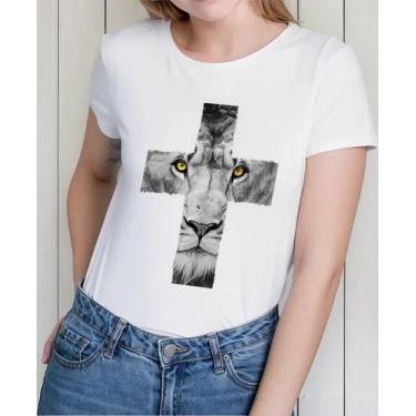 Imagem de Camiseta Camisa Adulto Feminina Masculina Algodão Gospel Religiosa Eva