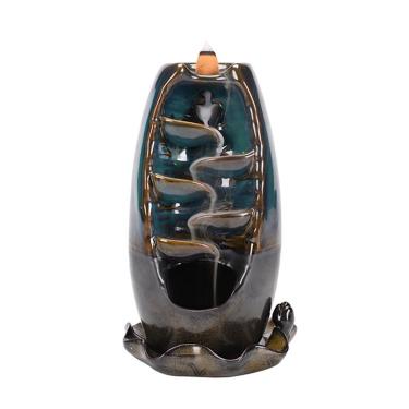 Imagem de Queimador de incenso tipo cascata multifuncional + 10 cones