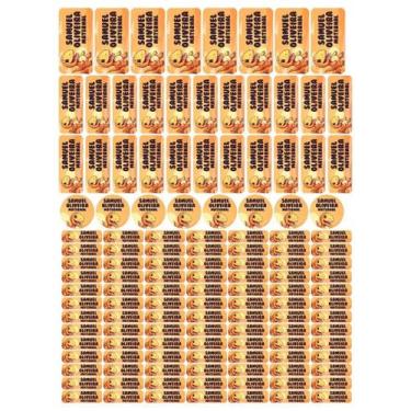 Imagem de 129 Etiquetas Escolares Personalizado Vinil Dinossauro - Tectoner, Din