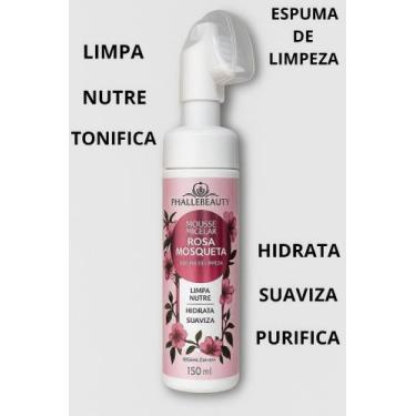 Imagem de Mousse de limpeza rosa mosqueta - Bemmequero
