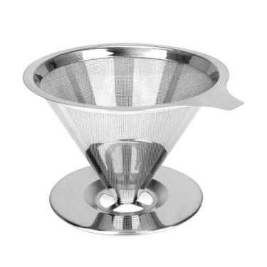Imagem de Coador de Café Inox 101 – Filtro Reutilizável em Aço Inoxidável de Malha Fina, Sustentável, Econômico, Sem Papel, Premium