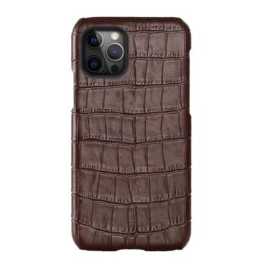 Imagem de Capa de couro de grão de pedra para iPhone 15 11 12 13 14 Pro Max 14Pro 12Pro 11 promax 15Plus 14Plus 15Pro, marrom, para iPhone 7Plus, 8Plus