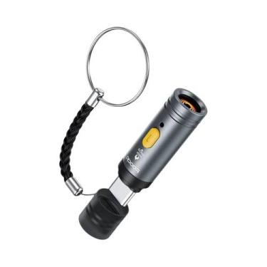 Imagem de Isqueiro Elétrico Tipo C Mini Portátil Sem Chama Compacto Para Viagens