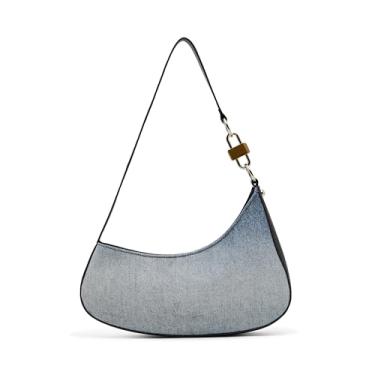 Imagem de Steve Madden LUCKYY Bolsa de ombro assimétrica, jeans